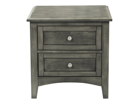 Garcia Gray Nightstand - Ornate Home