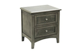 Garcia Gray Nightstand - Ornate Home