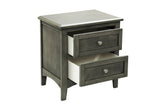Garcia Gray Nightstand - Ornate Home