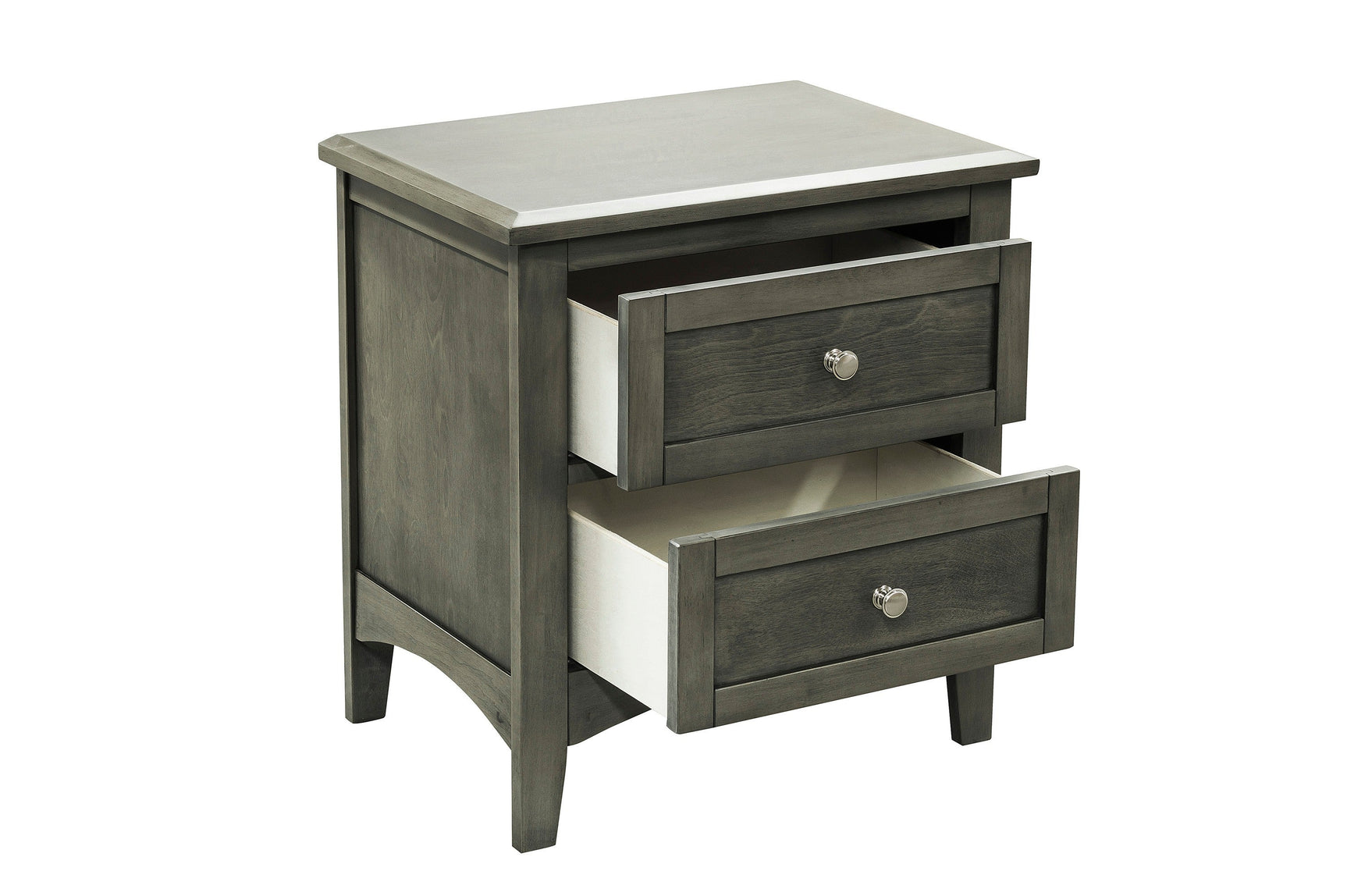 Garcia Gray Nightstand - Ornate Home