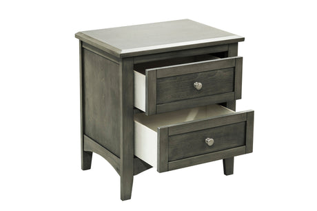 Garcia Gray Nightstand - Ornate Home