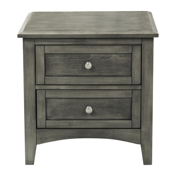 Garcia Gray Nightstand - Ornate Home