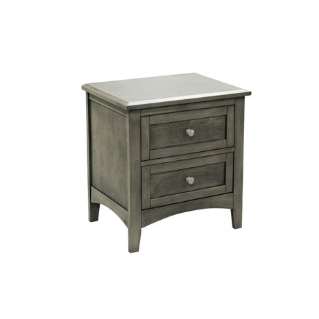 Garcia Gray Nightstand - Ornate Home
