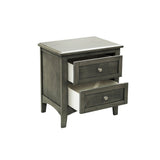 Garcia Gray Nightstand - Ornate Home