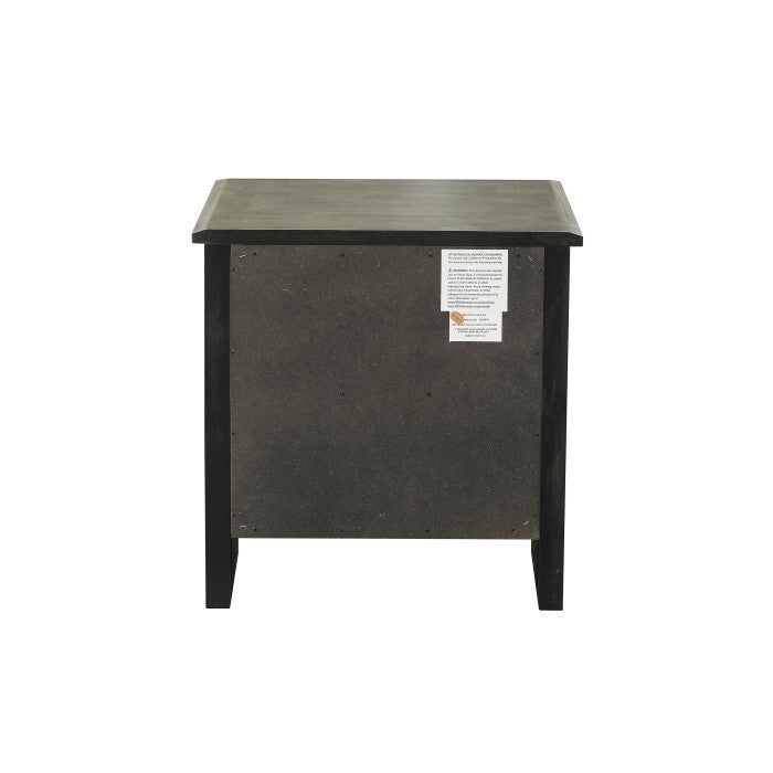 Garcia Gray Nightstand - Ornate Home