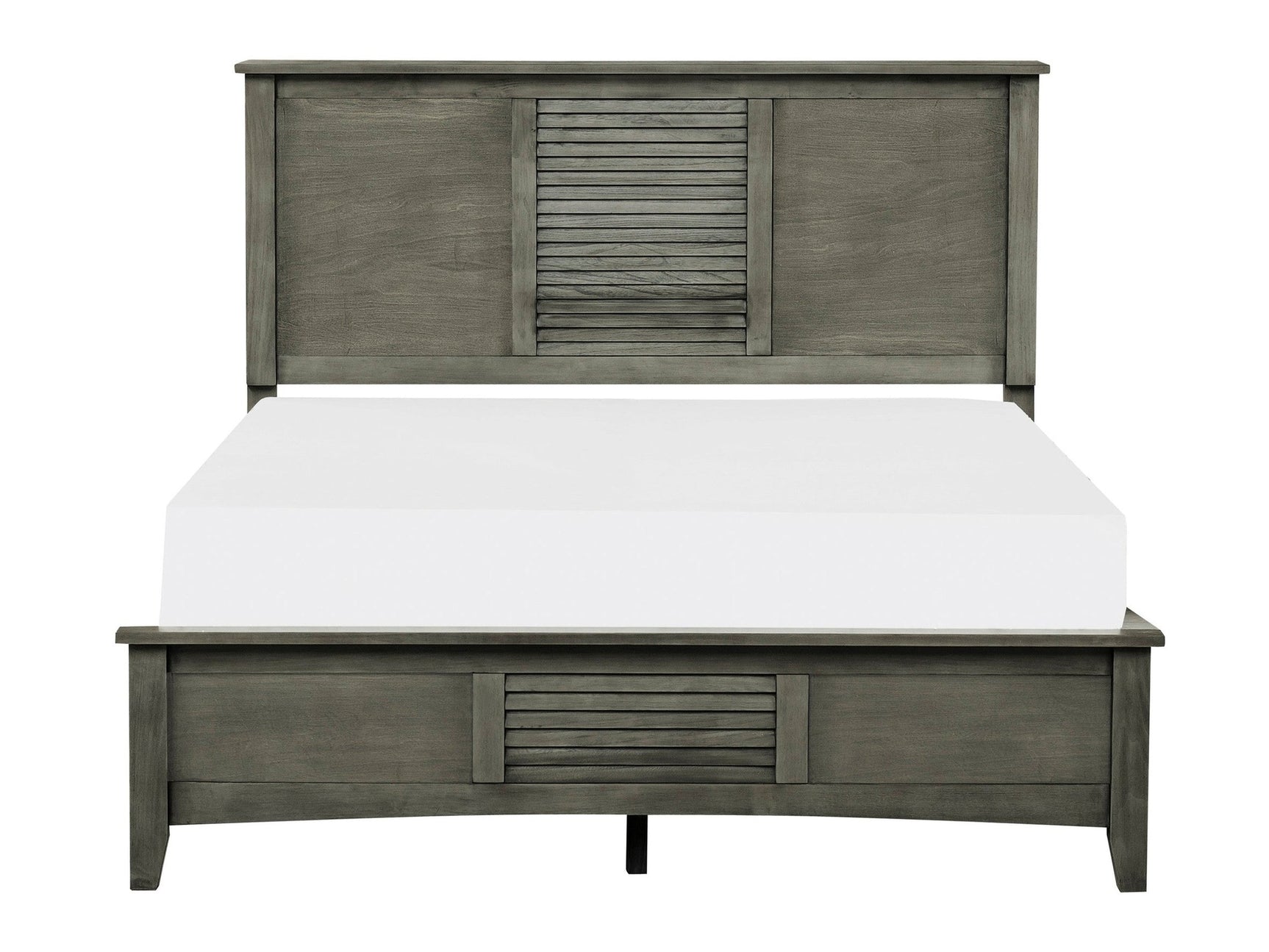 Garcia Gray Queen Bed - Ornate Home