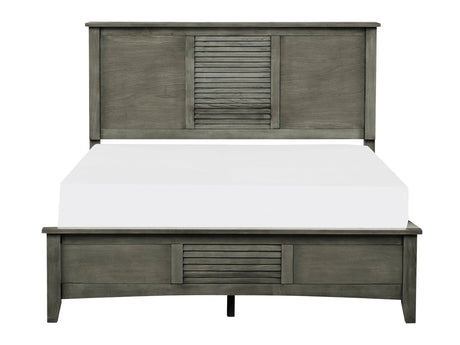 Garcia Gray Queen Bed - Ornate Home