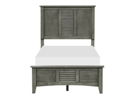 Garcia Gray Twin Bed - Ornate Home