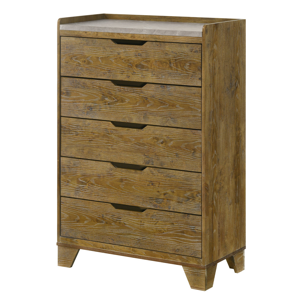 Garcia Light Aspen Brown Chest - Ornate Home