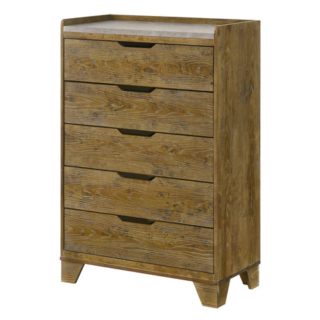Garcia Light Aspen Brown Chest - Ornate Home
