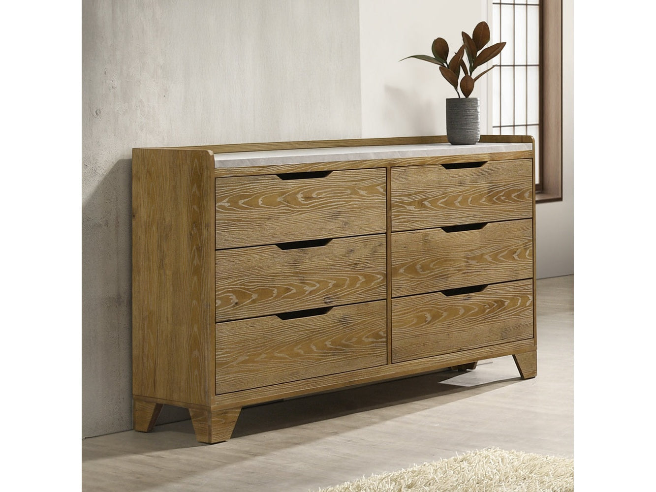 Garcia Light Aspen Brown Dresser - Ornate Home