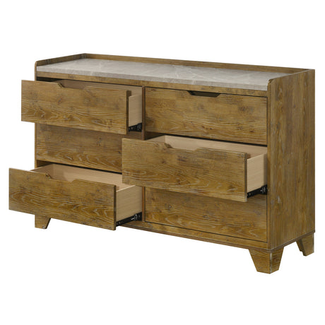 Garcia Light Aspen Brown Dresser - Ornate Home