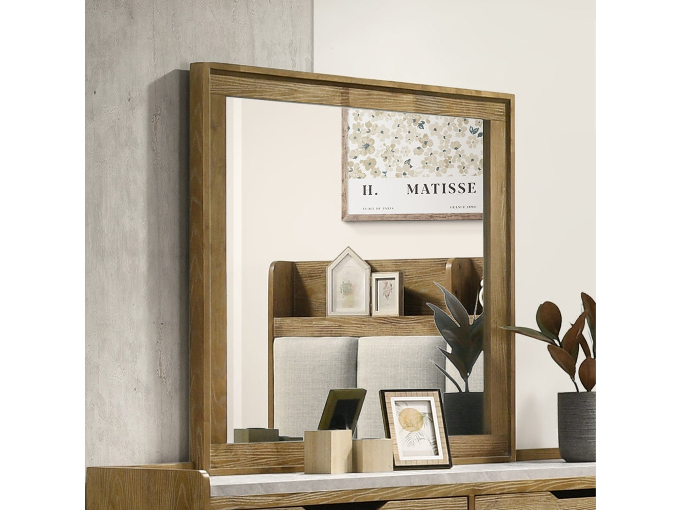 Garcia Light Aspen Brown Mirror - Ornate Home