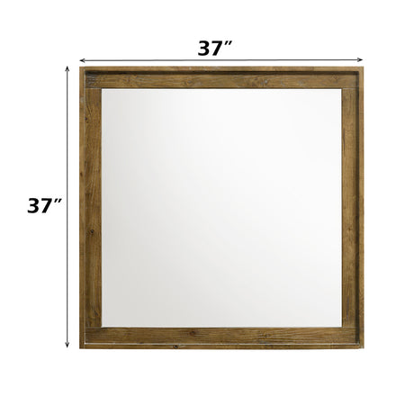 Garcia Light Aspen Brown Mirror - Ornate Home