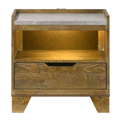 Garcia Light Aspen Brown Nightstand - Ornate Home