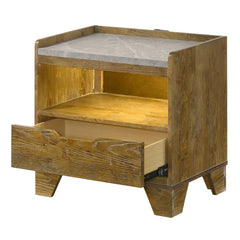 Garcia Light Aspen Brown Nightstand - Ornate Home
