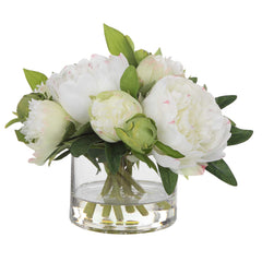 Garden Peony White Bouquet - Ornate Home