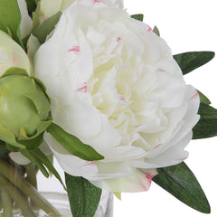 Garden Peony White Bouquet - Ornate Home