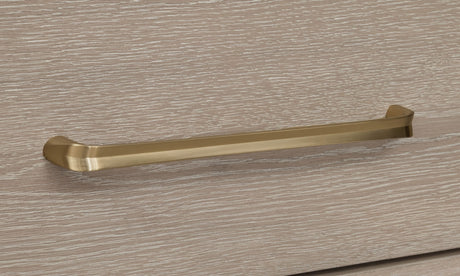 Gardenia Chai Two Drawer Oak Wood Nightstand - Ornate Home