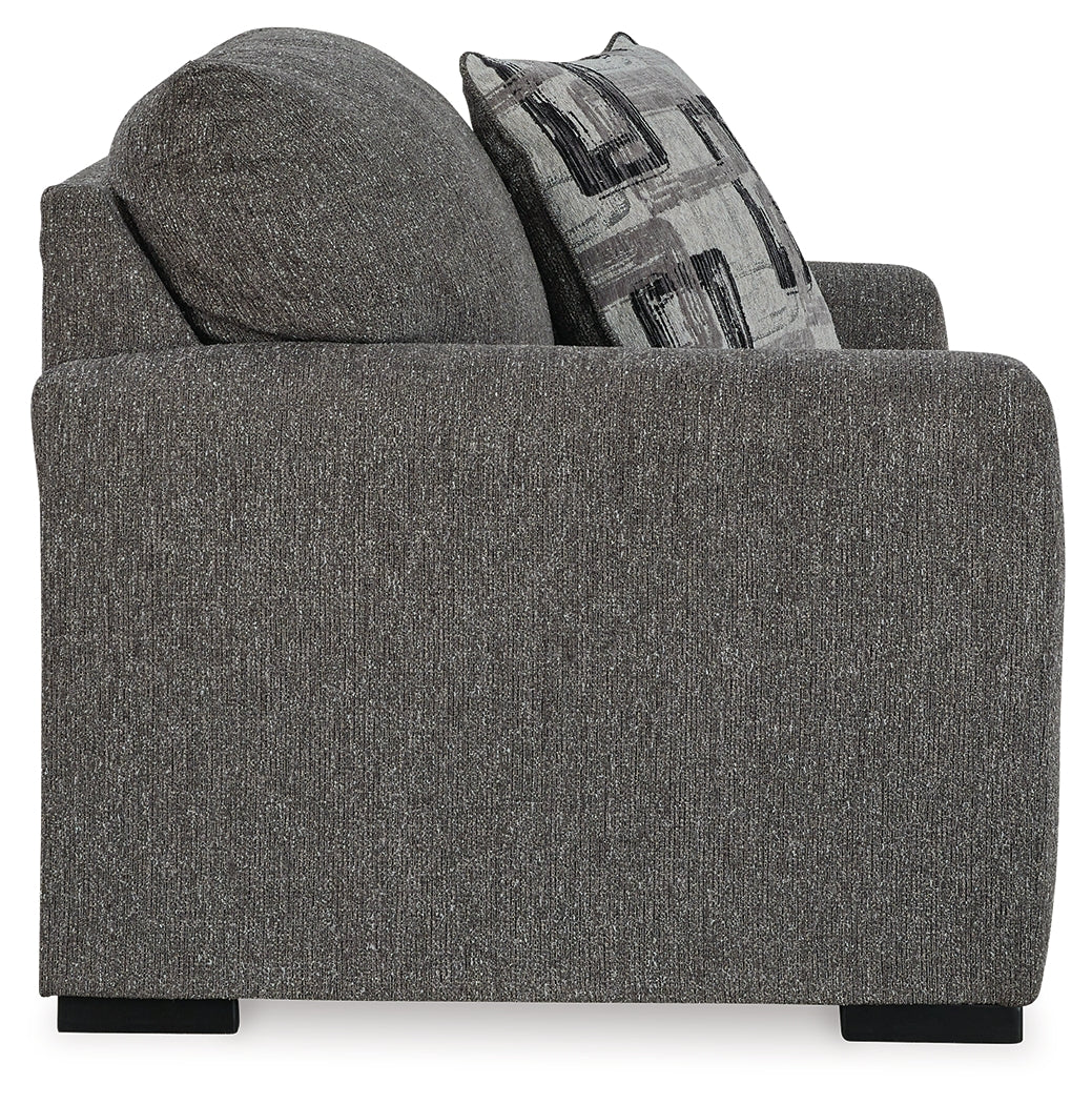 Gardiner Pewter Oversized Chair (Online Special Price) - Ornate Home