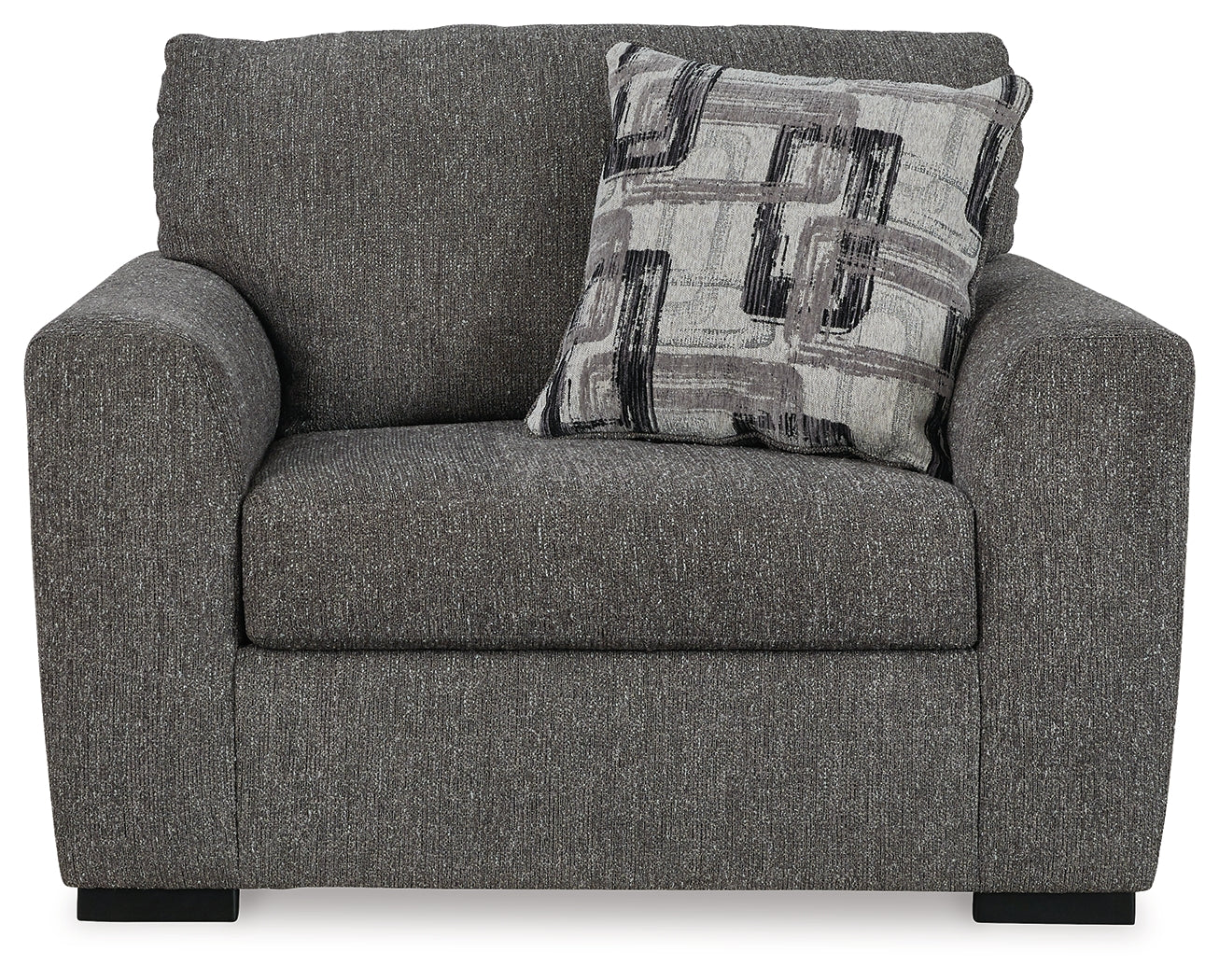 Gardiner Pewter Oversized Chair (Online Special Price) - Ornate Home