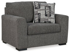 Gardiner Pewter Oversized Chair - Ornate Home