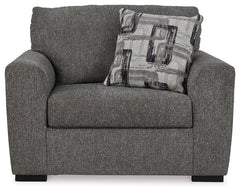 Gardiner Pewter Oversized Chair - Ornate Home