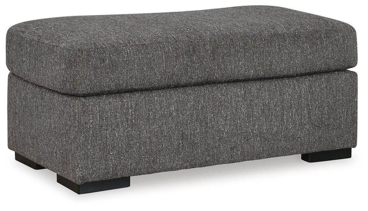 Gardiner Pewter Oversized Chair and Ottoman (Online Special Price) - Ornate Home