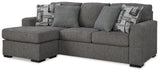 Gardiner Pewter Reversible Sofa Chaise (Online Special Price) - Ornate Home