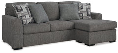 Gardiner Pewter Reversible Sofa Chaise - Ornate Home
