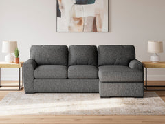 Gardiner Pewter Reversible Sofa Chaise - Ornate Home