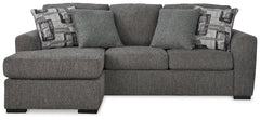 Gardiner Pewter Sofa Chaise and Ottoman - Ornate Home
