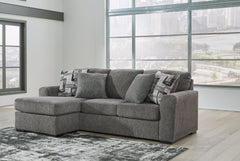 Gardiner Pewter Sofa Chaise and Ottoman - Ornate Home