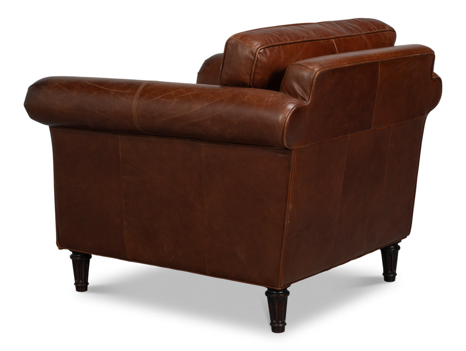 Gardner Newark Brown Chair - Ornate Home