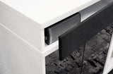 Gardoni White & Black 72" TV Stand (Online Special Price) - Ornate Home