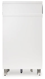 Gardoni White & Black 72" TV Stand (Online Special Price) - Ornate Home