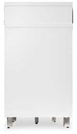 Gardoni White & Black 72" TV Stand - Ornate Home