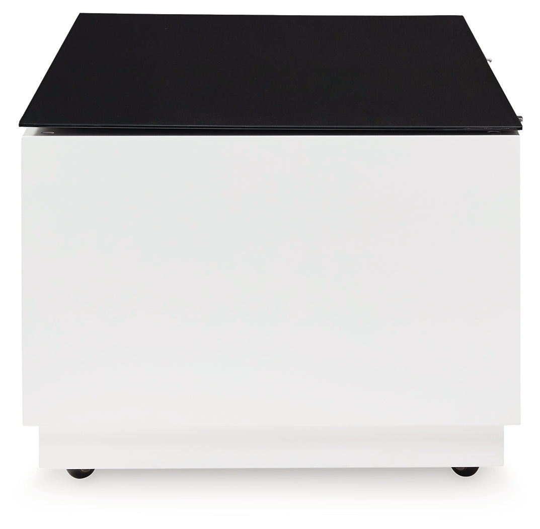 Gardoni White/Black Coffee Table (Online Special Price) - Ornate Home