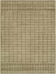 Gareth Olive Grid Area Rug - Ornate Home