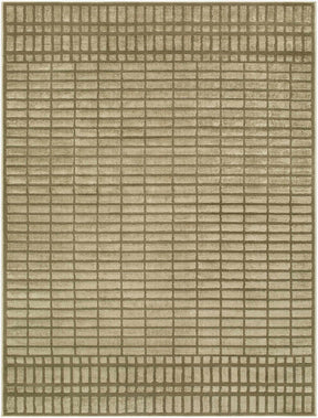 Gareth Olive Grid Area Rug - Ornate Home