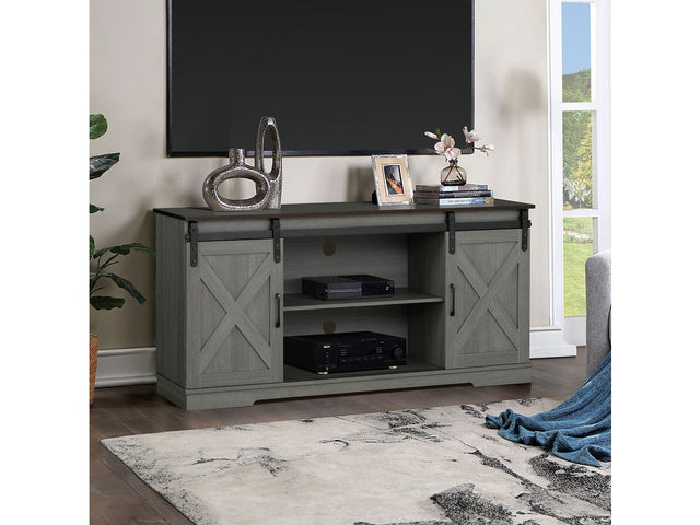 Garibaldi Brown/Gray TV Stand - Ornate Home