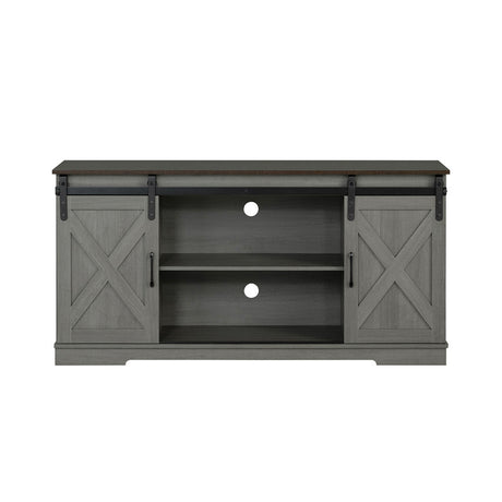 Garibaldi Brown/Gray TV Stand - Ornate Home