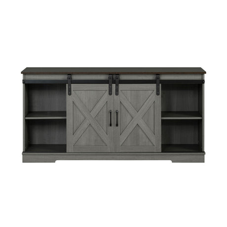Garibaldi Brown/Gray TV Stand - Ornate Home