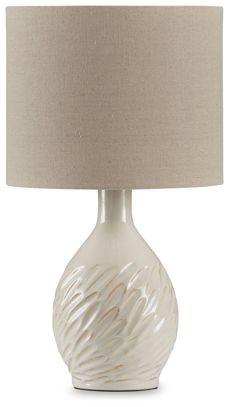 Garinton Cream Table Lamp (Set of 2) - Ornate Home