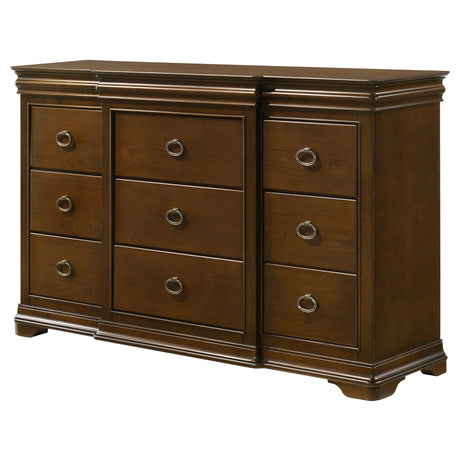 Garland Brown Cherry 11-drawer Bedroom Dresser Cabinet - Ornate Home