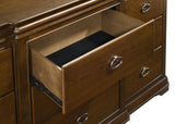 Garland Brown Cherry 11-drawer Bedroom Dresser Cabinet - Ornate Home