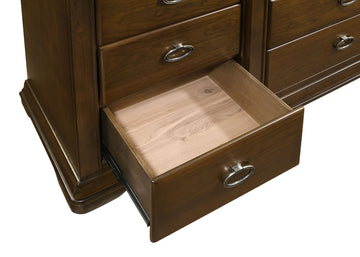 Garland Brown Cherry 11-drawer Bedroom Dresser Cabinet - Ornate Home