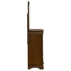 Garland Brown Cherry 11-drawer Bedroom Dresser with Mirror - Ornate Home