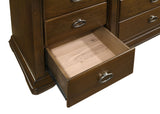 Garland Brown Cherry 11-drawer Bedroom Dresser with Mirror - Ornate Home