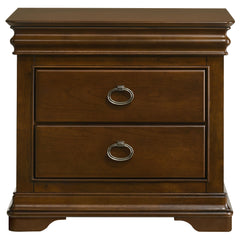 Garland Brown Cherry 3-drawer Nightstand Bedside Table - Ornate Home